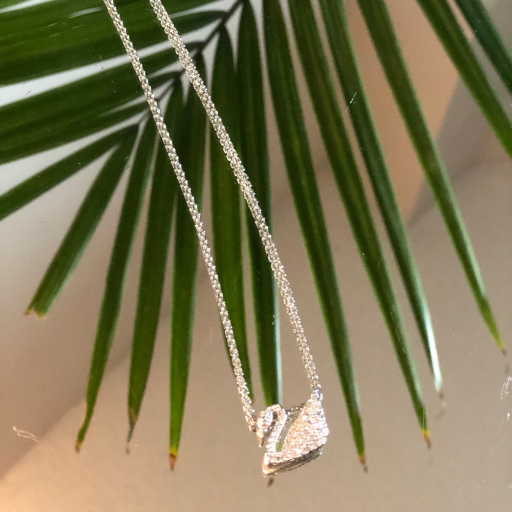 Swarovski Swan Necklace
